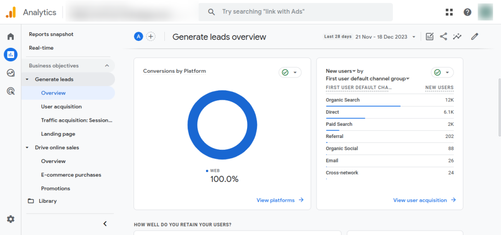 Analytics-Generate-leads-overview