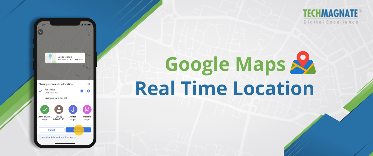 Google Maps Real Time Location