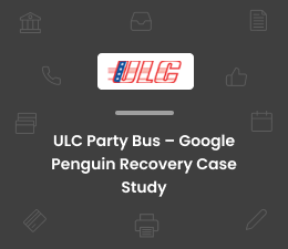 Google Penguin Recovery Case Study - ULC Party Bus